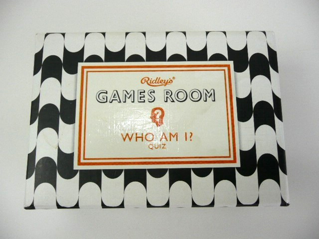 Ridley’s Games Room Celebrity Quiz Decks: Who Am I? & Bizarre Facts