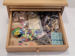 Board Game Set – 10 in 1 Tabletop Wood Game Center With Game Pieces