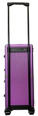 Mahjong Mahjongg EMPTY wheel Case 2 Trays for Tiles, Protective wheel Denim Bag