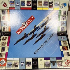 Monopoly Century of Flight Aviation Edition Parker Brothers Board Game Ages 8+