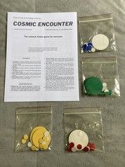 Cosmic Encounter 1978 Science Fiction Board Game EON COMPLETE – PLS READ
