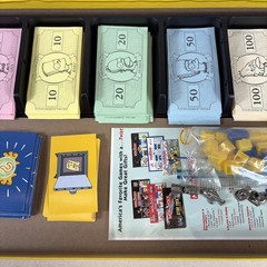 The Simpsons Monopoly Board Game Welcome to Springfield 2001 Hasbro Complete