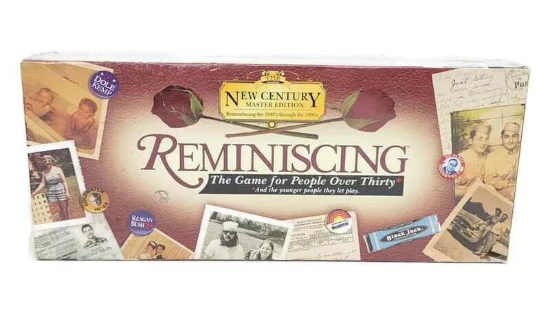 Reminiscing New Century Master Edition Trivia Board Game 2-4 Players NEW