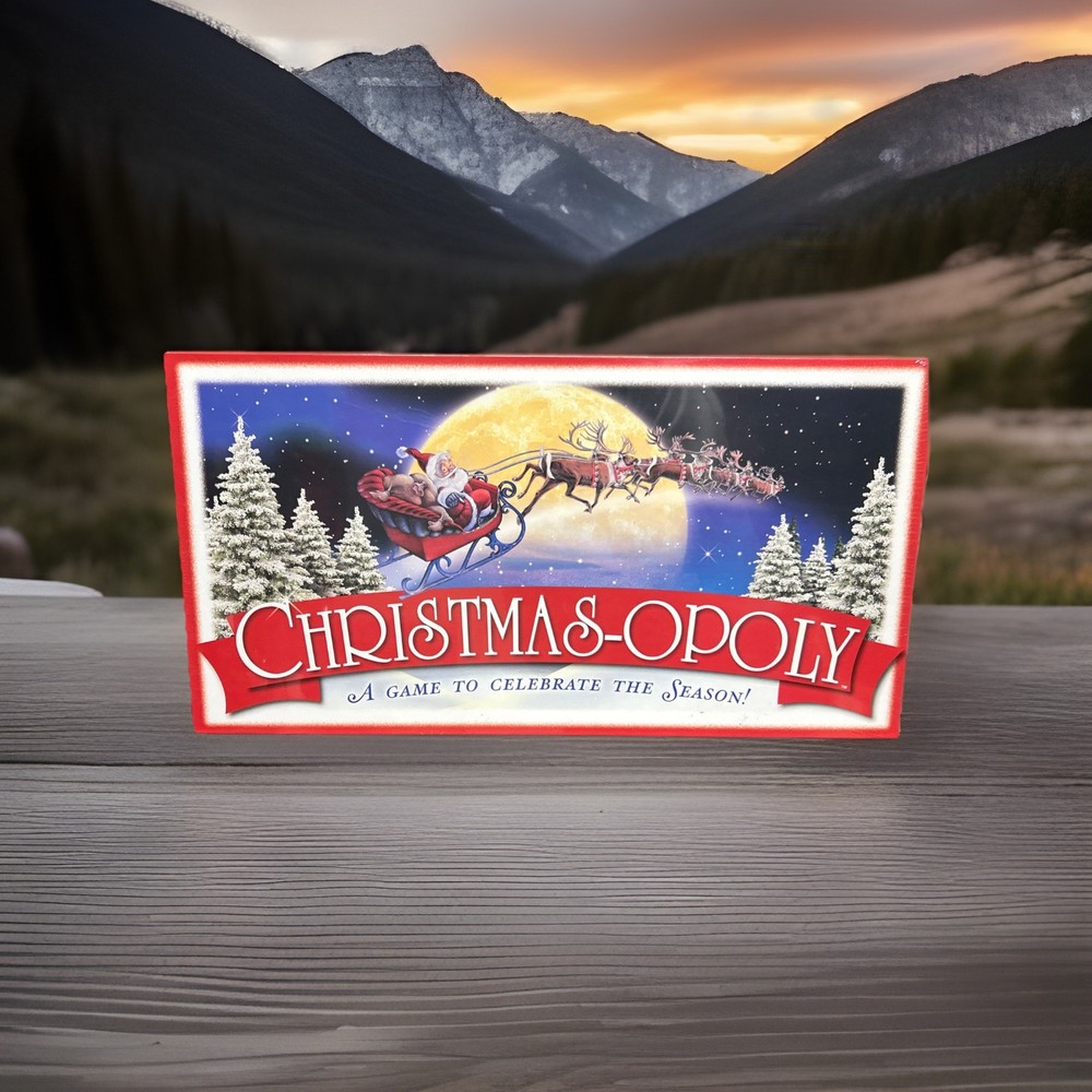 CHRISTMAS OPOLY “A GAME TO CELEBRATE THE SEASON” BRAND NEW, Late For The Sky.