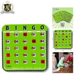 Compact and Reusable Bingo Cards Set – Large Print for Enjoyable Family Nights