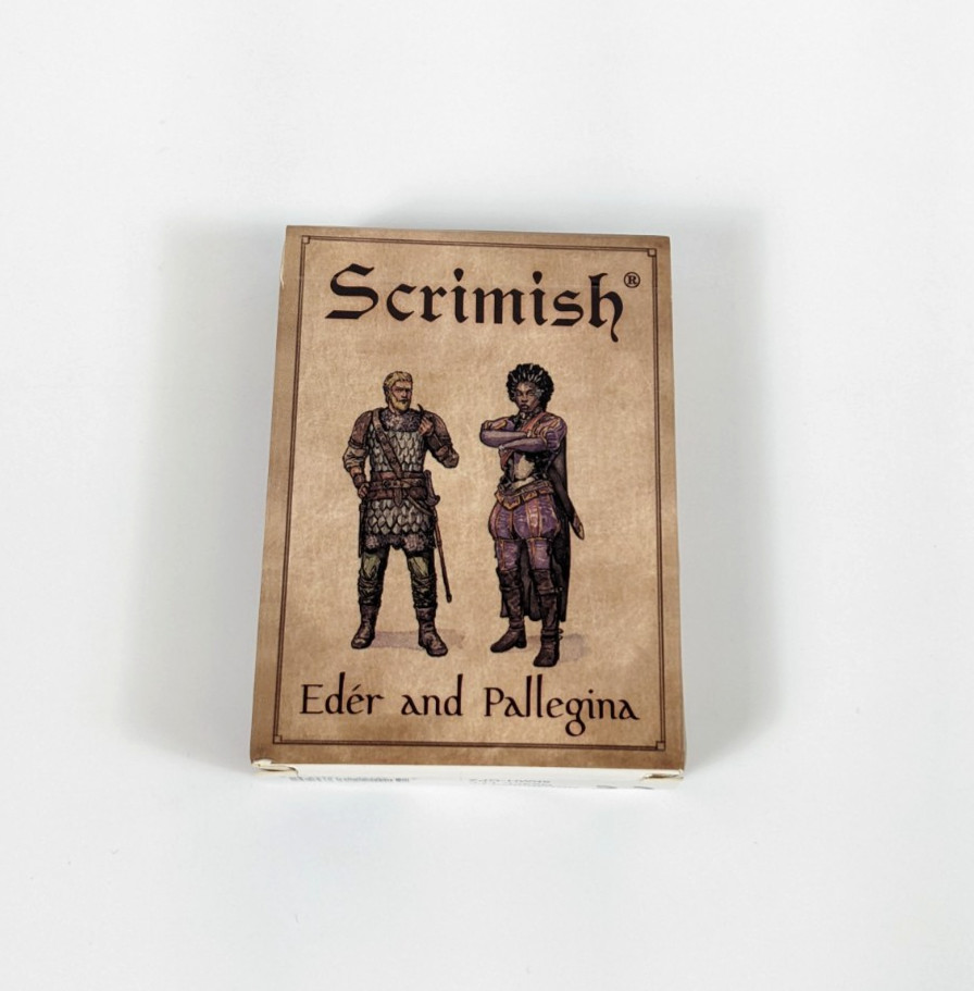 SCRIMISH Board Game EDER AND PALLEGINA Pillars Of Eternity Deck Used