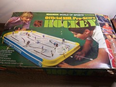 Vintage Coleco World of Sports Official NHL Pro Stars Hockey Table and Players