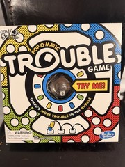 Trouble Board Game, Classic Pop-O-Matic Race Game By Hasbro