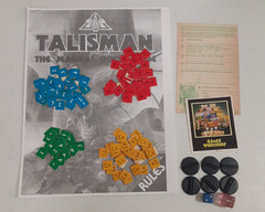 1985 TALISMAN Board Game 2nd edition Games Workshop magical quest w/copy rules