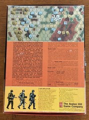 Avalon Hill Squad Leader WWII Board Game 4th Ed. 1,115 Counters 5 Mapboards 1977