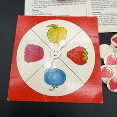 Vintage Strawberry Shortcake Game Basket 4 In 1 Game 1981 Parker Brothers