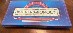 Vintage NEW Monopoly – Make Your Own Opoly Board Game. TDC Games – Made In USA