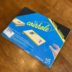 Hasbro Sealed Tabletop Coin Hole Game, Coin Bouncing-Wood. New. Small Cornhole