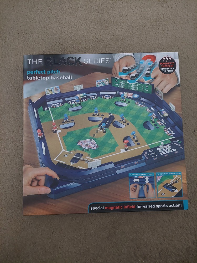 Perfect Pitch Tabletop Baseball Game Unopened The Black Series NEW Sealed box