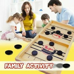 Fast Sling Puck Game ,Slingshot Games Toy,Paced Winner Board Games Toys for Kids