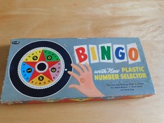 Vintage Whitman BINGO W/Plastic Number Selector