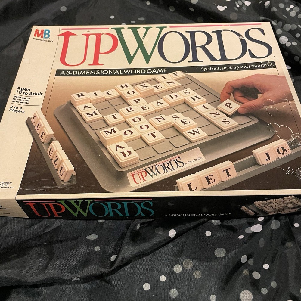 UP Words Milton Bradley 1983 Board Game – ‎COMPLETE