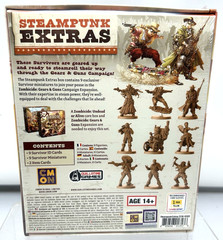 Zombicide: Undead or Alive – Steampunk Extras (Kickstarter Extras) – Brand New!