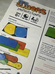 Sorry! Sliders Spanish Instructions Manual Replacement Rules Parker Brothers
