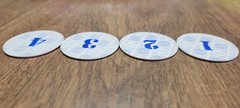 Vintage 1995 WPF ICEE Pogs Full Set Of 4 (Pogs) 1-4 Plus Free Gift!