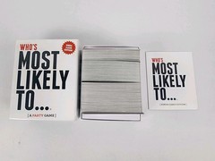 2021 DSS games Who’s most likely to… party card GAME for stupid friends