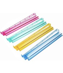 Modern Mahjong Racks with Built-in Pushers – Multicolor Acrylic – Set of 4
