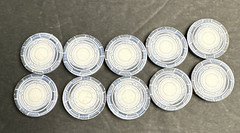 Netrunner LCG 2012 Core Set Replacement Lot of 40 One-Credit Advancement Tokens