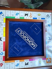 Monopoly Luxury Wooden Edition with Wood Game Board- Used Premium Collectible