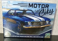 Motor City Board Game Detroit Auto Building Roll and Write 25th Century Games
