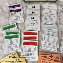 Vintage Monopoly Collection Lot 1930s Parker Bros Sets + 1970s Complete Game