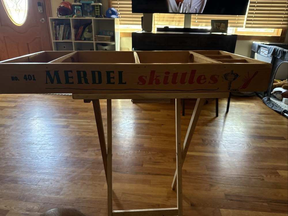 Merdel Skittles 401 Vintage Bowling Game ~ Board Only!!!