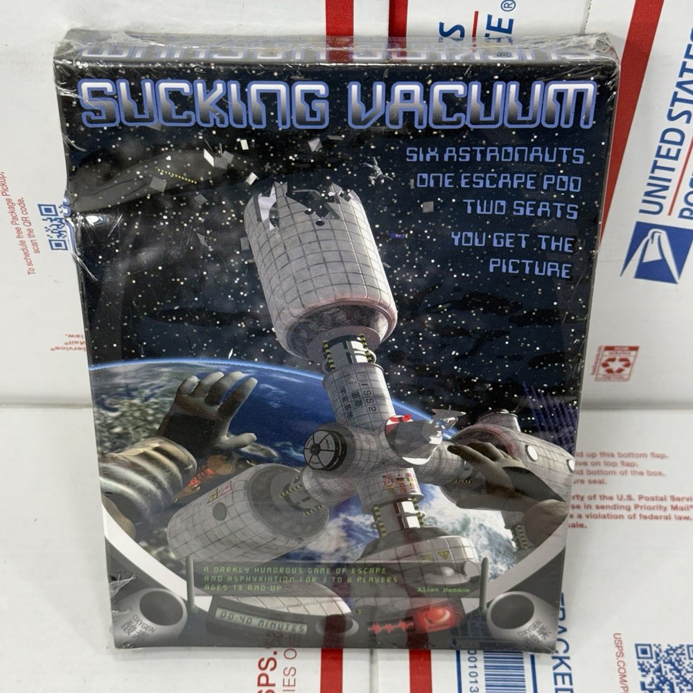 Alien Menace Boardgame Ultimate Sucking Vacuum Box Brand New Sealed