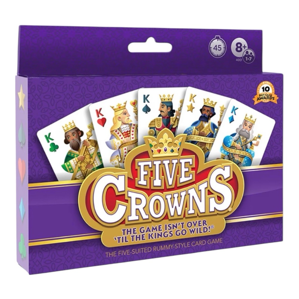 PlayMonster Five Crowns —The Game Isn’t Over Until the Kings Go WildFor Ages 8+