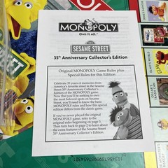 Monopoly Sesame Street 35 Years 2004 Hasbro 100% Complete in packaging