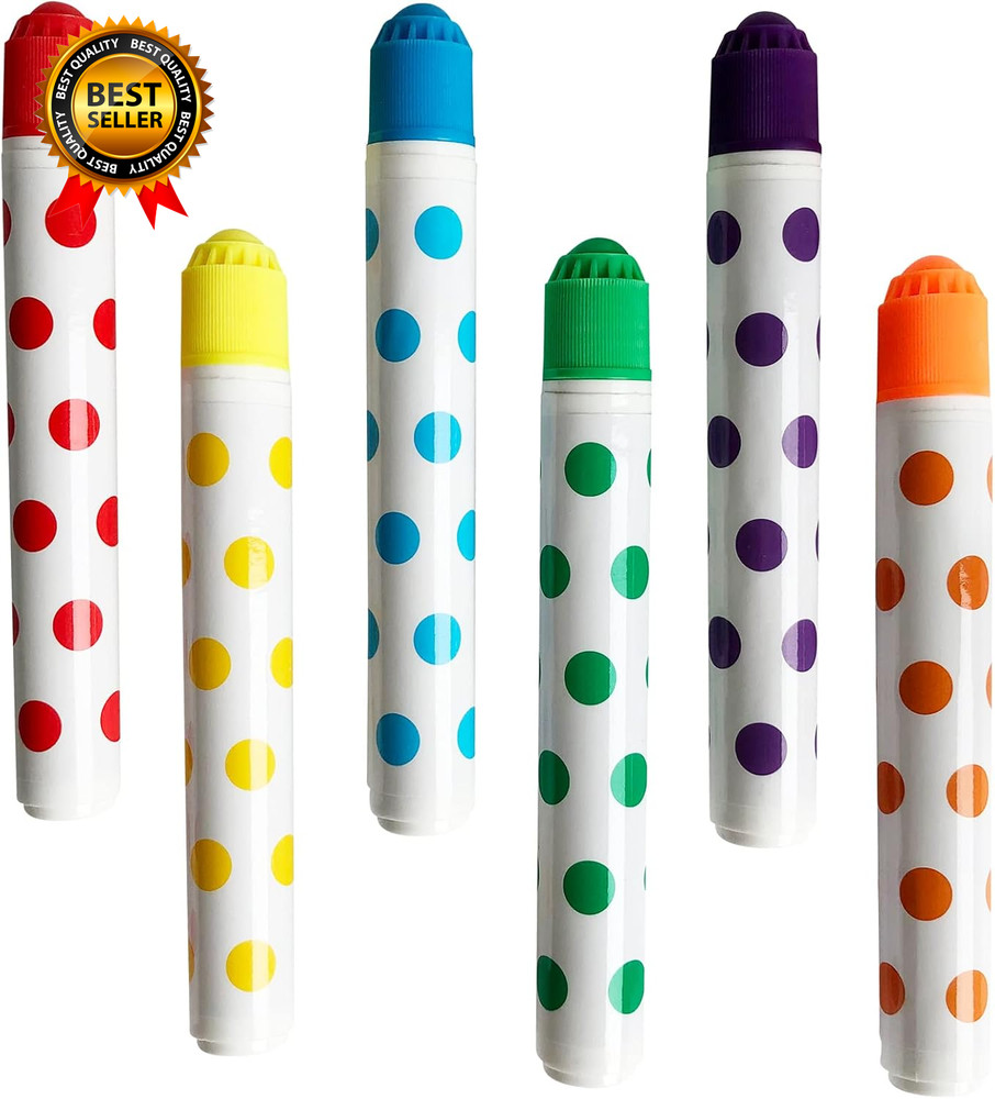 Bingo Daubers 6 Pack in Mixed Colors