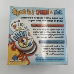 Spot It Fire & Ice Family Card Game Sounds Family Game Night Ages 8 to Adult NEW