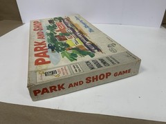 Vintage 1953 1960 Park And Shop Milton Bradley Board Shopping Game 4300 Complete