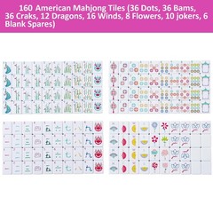 My Mahjong Trove 160 Pink American Printed 1.2 x 0.9 x 0.59 inches,