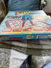 VTG SUPERMAN Match II Board Game – 1979 IDEAL Toys DC Comics Wonder Woman Batman