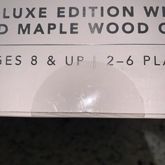 Monopoly Luxe Edition w/ Maple Wood Cabinet ~ Factory Sealed ~ Hasbro~ Luxury WS