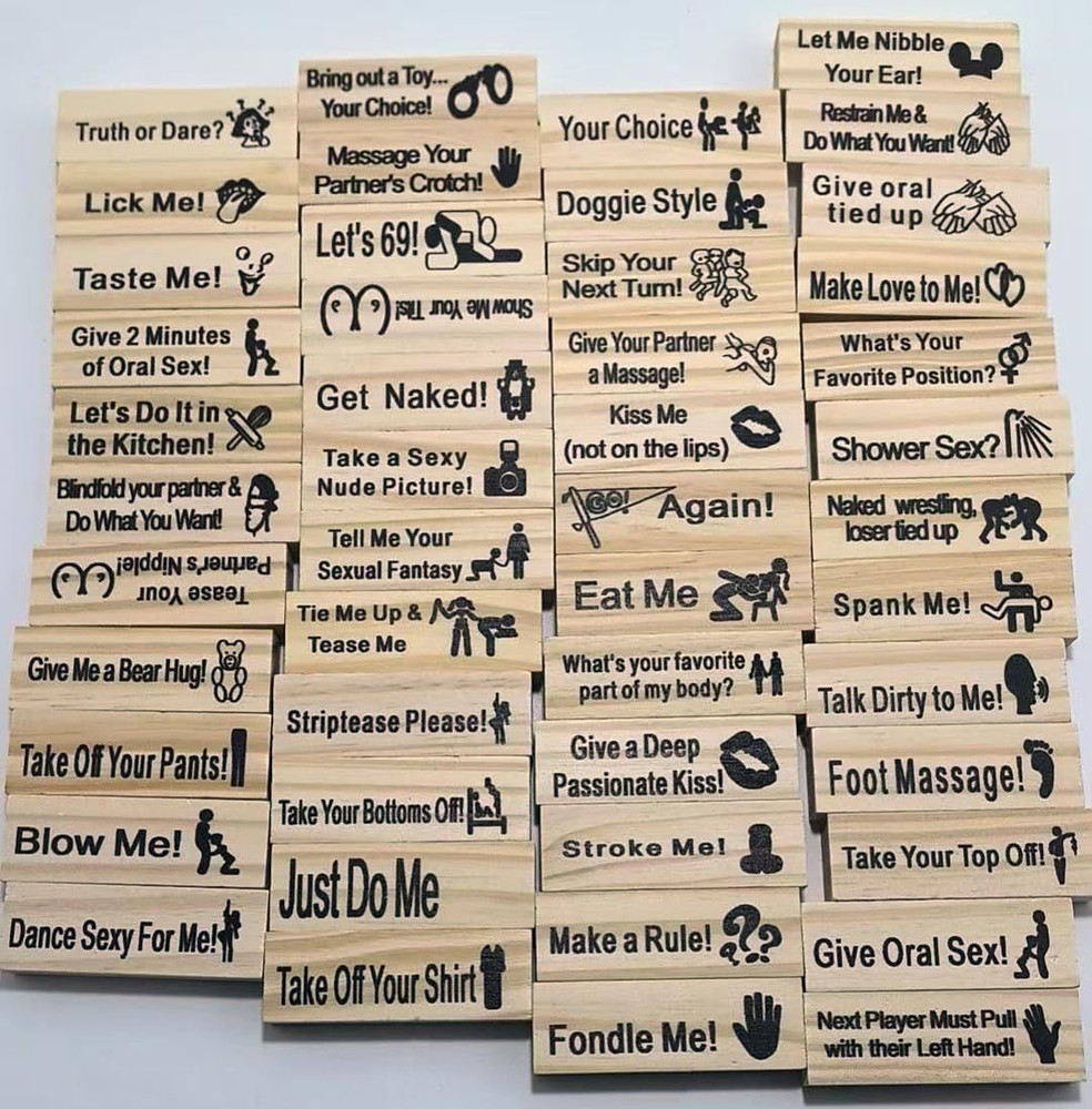 Naughty Block Tumblling Tower Games for Adults Date Night – Freaky Wooden Stacki