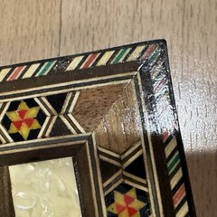 2 in 1 Wood Backgammon + Chess Set Moroccan handmade Wooden Backgammon Board 8”
