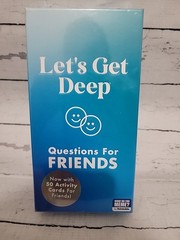 Let’s Get Deep Questions for Friends Game with 50 Activity Cards New in Box
