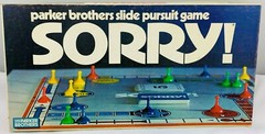 1972 Sorry! Game by Parker Brothers Complete in Very Good Condition FREE SHIP