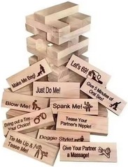 Lust Tower Naughty Block Game for Adults Couples Fun Stacking Party Date Gift