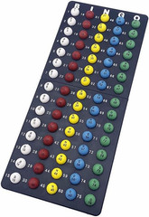 Plastic Bingo Balls 3/5 Inch Multicolored,75 Count, Perfect for Bingo Nights, Ra