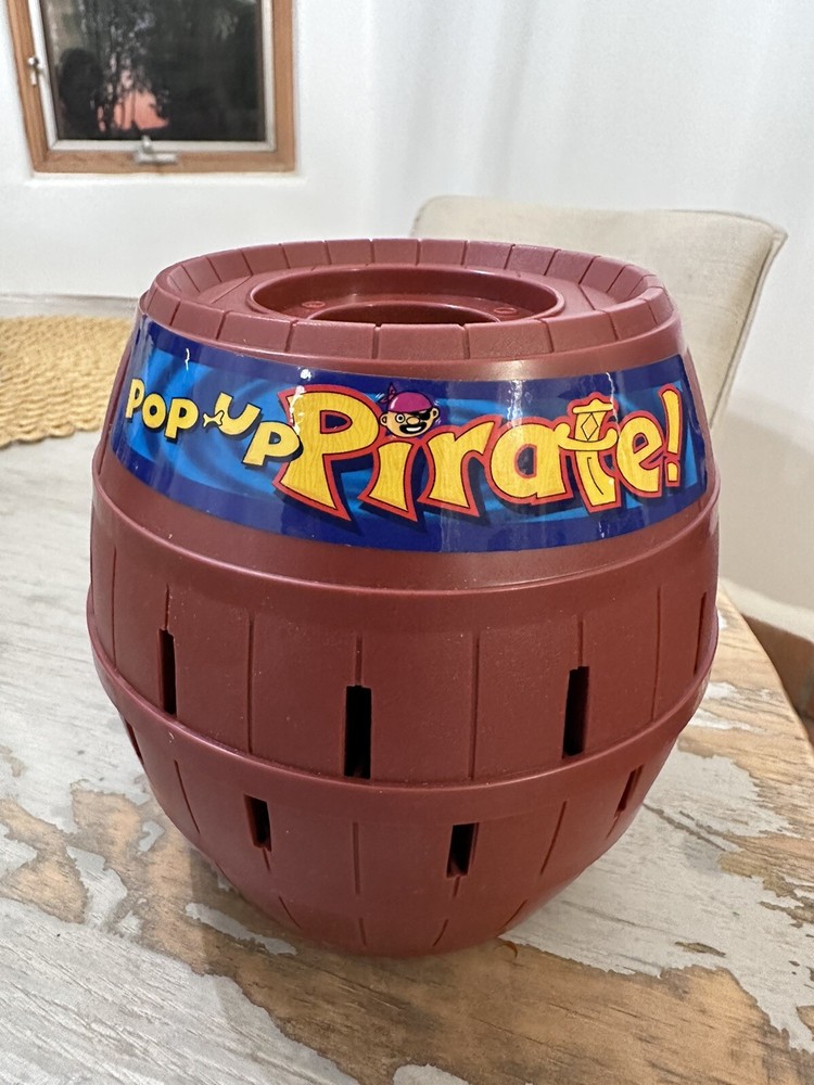 Tomy 1979 Super Pop-Up Pirate! Game-Replacement PARTS- 5.5×5.5” Brown Barre 24