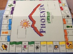 PHOENIX-IN-A-BOX PROPERTY, MONOPOLY LIKE GAME,COMPLETE/SCOTTSDALE,MESA;FREE P&H