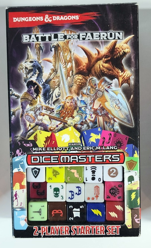 Dice Masters Dungeons & Dragons Battle For Faerun 2 Player Starter Set NEW Game