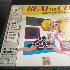 Vintage 1969 Beat The Clock Board Game Milton Bradley Complete TV Show Game VTG